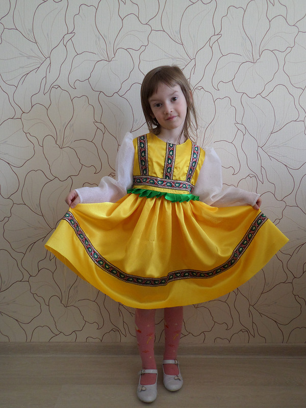 Платье-сарафан для масленницы от MARINA K.