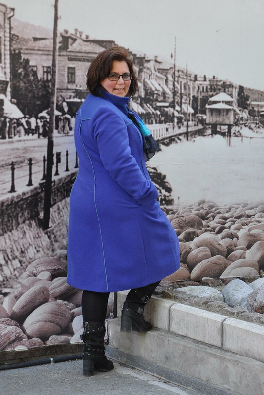 Синее-синее пальто от LjudVik
