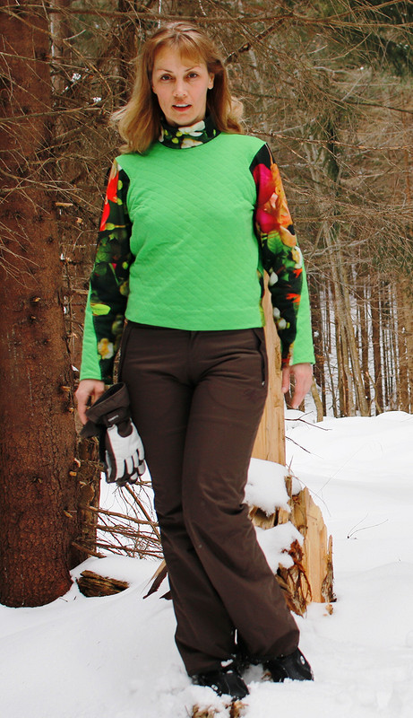 Спортивный полувер на лыжики от memchik