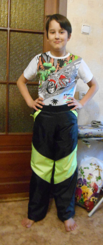 Лыжные брюки для мальчика от Ирина_ирк