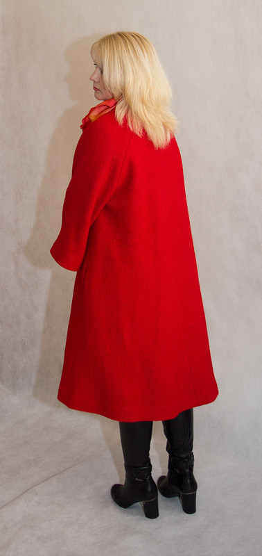 Красное пальто от lara34