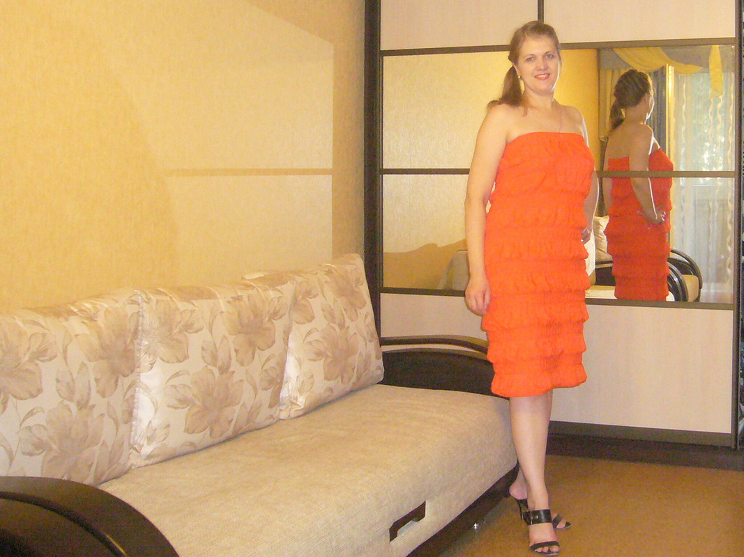 Красное платье от Olesya Nazarova