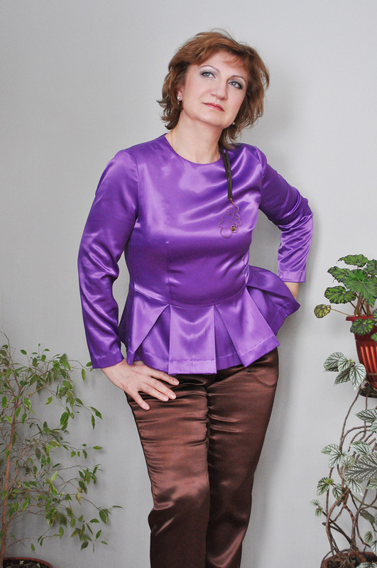 Блуза атласная от IrinaGruzda