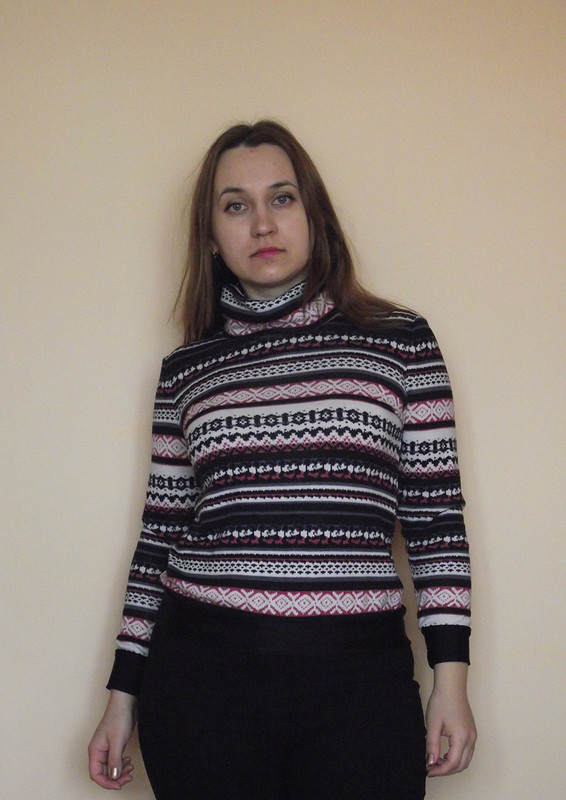 Пуловер с зимним узором от Only2611