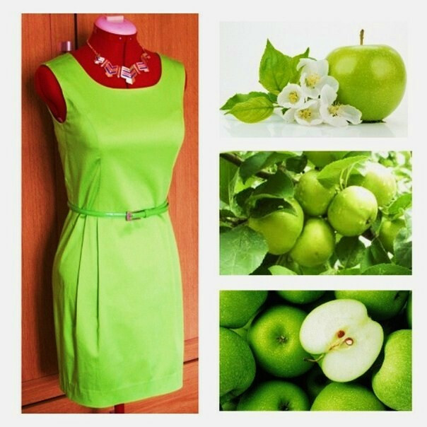 Платье «Зеленое яблоко» от Love_and_Valery