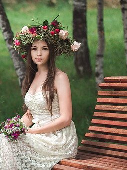 Свадебное платье в стиле Рустик