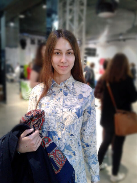 Блузка с хризантемами от Natali ZZZ