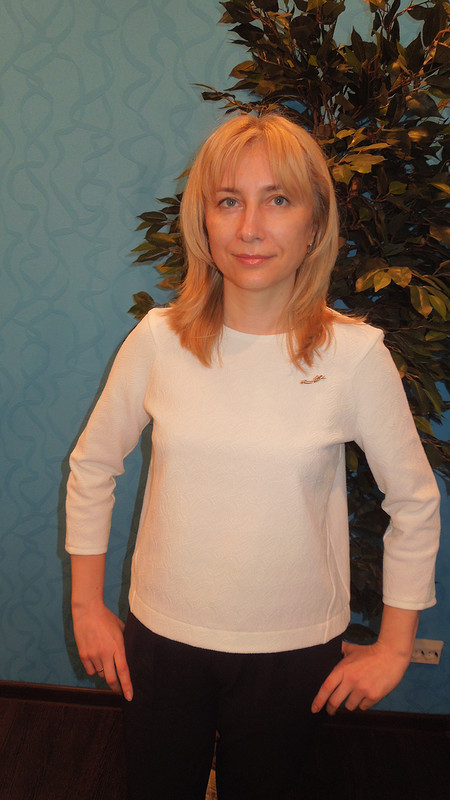 Кремпленовая блуза от Гордеева Татьяна