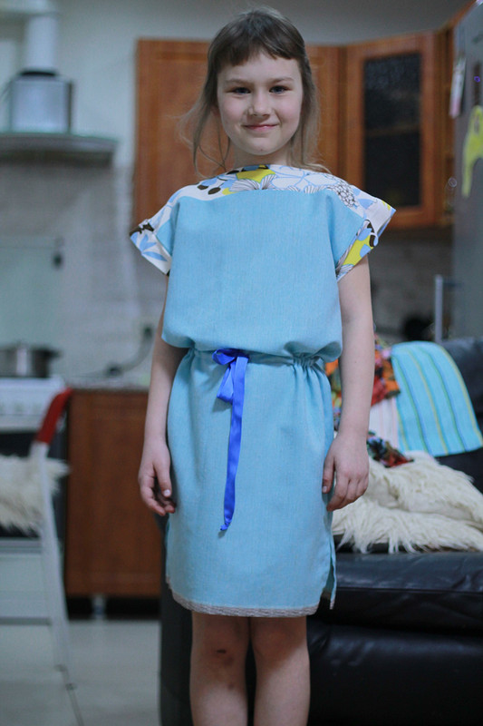 Льняное платье от polina.tpa2013
