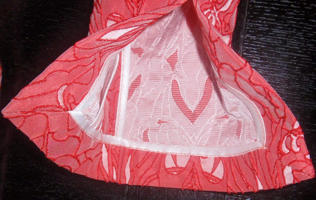 Жаккардовое платье кораллового цвета от OlgaLeto