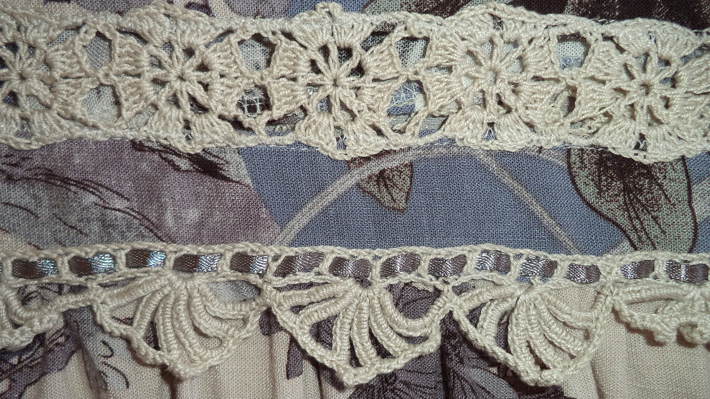 Платье с вязаной отделкой от gri331