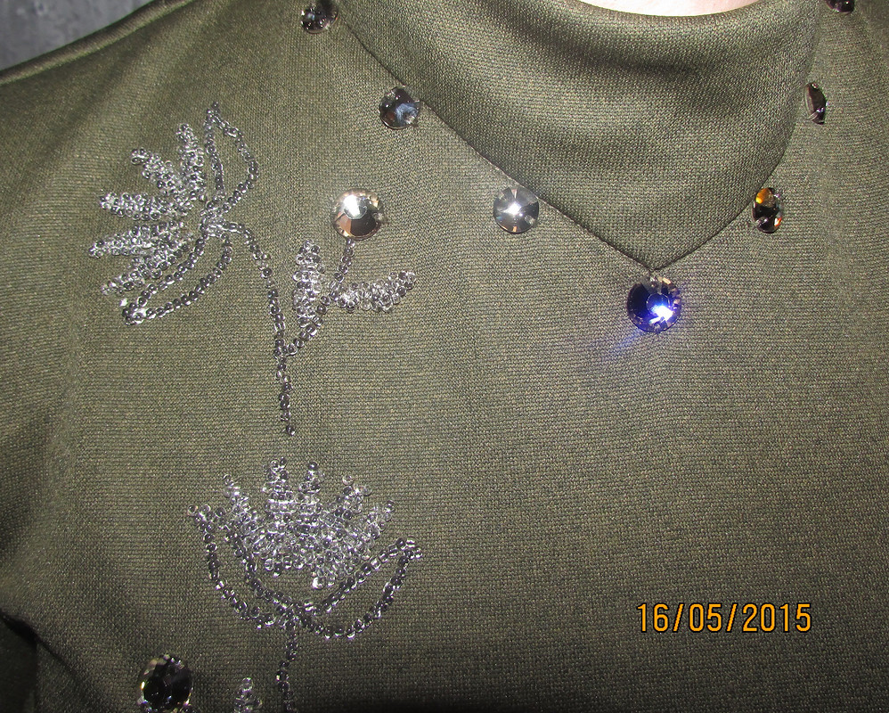 Вышивка бисером +сваровски=платье для праздника от BELANZHE