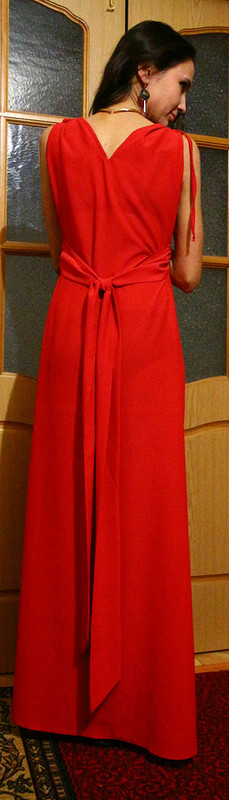 Красное платье в греческом стиле от Elena_mz