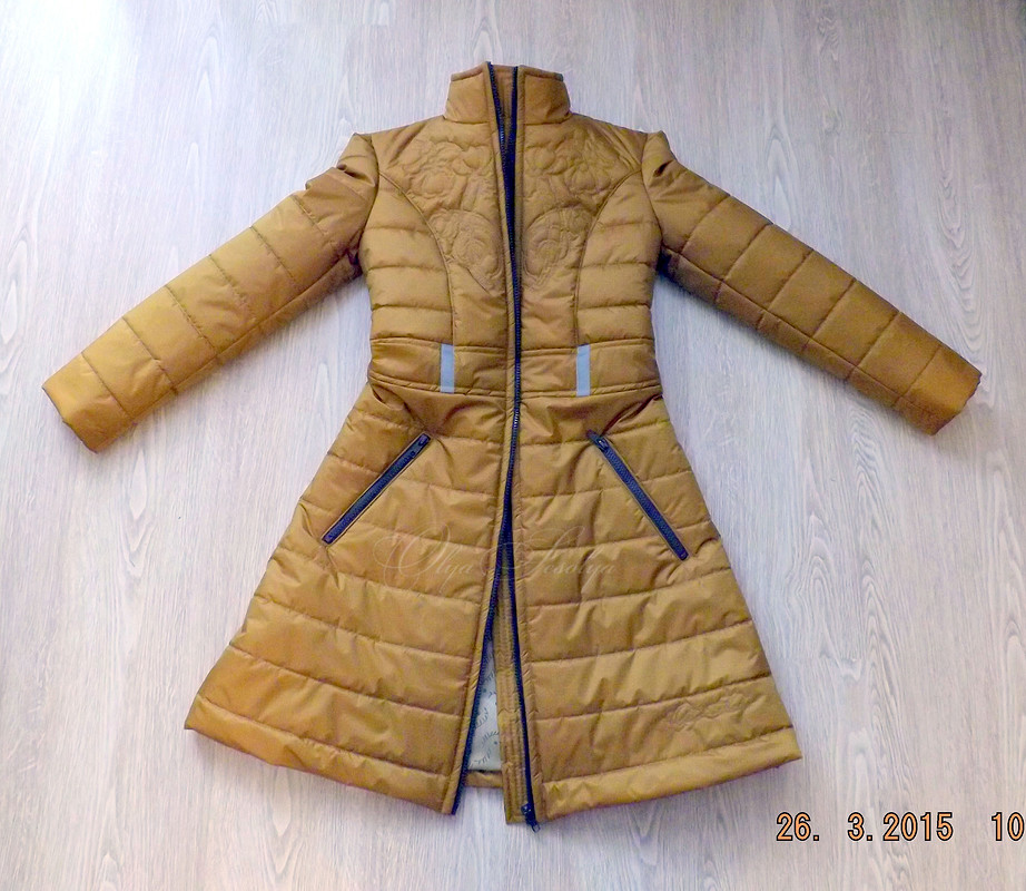 «Золотое» пальто от OlyaSesolya