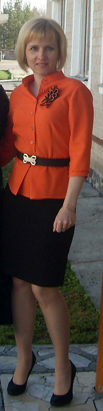 Блузка цвета апельсинки от ОльгаОлечка