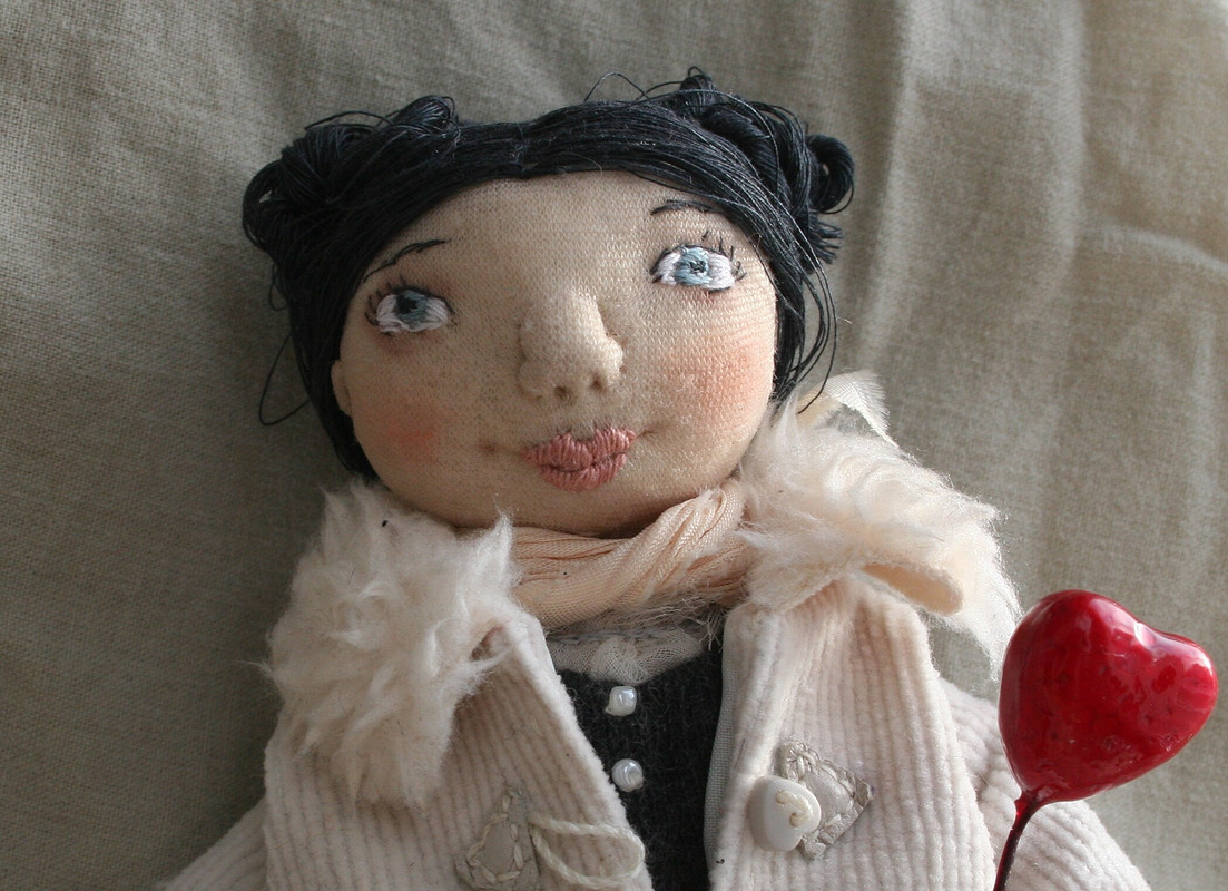Куколка в белом пальто от Zulfiya72