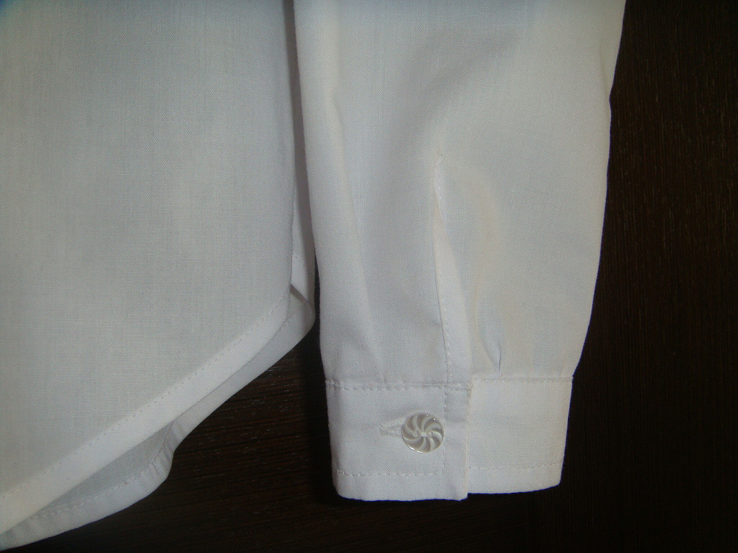 Белая блузка на 9 мая от larusya