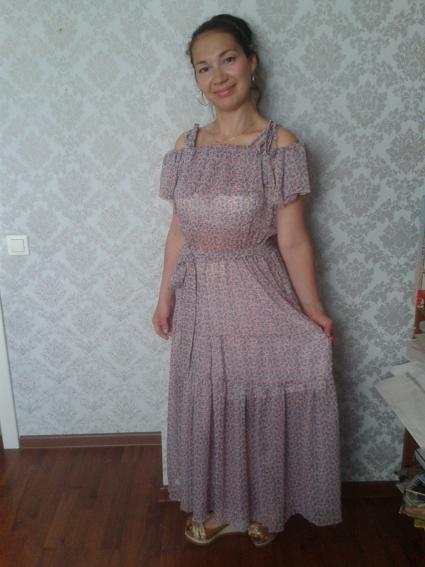 Романтичное платье-кармен от Olya-Mango