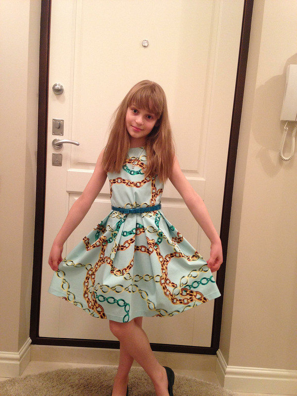 Платье дочке на 9 День рождения от Sashuny