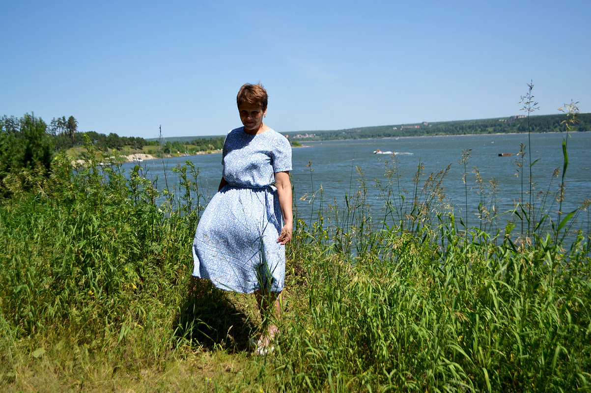 Голубое платье для мамы от Любаева Светлана