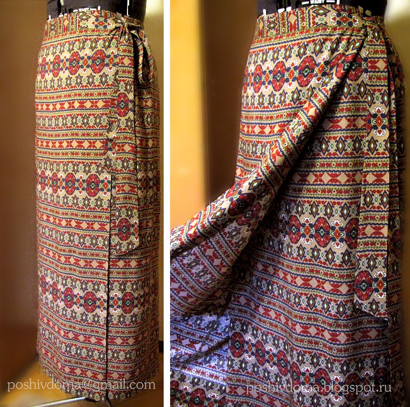Комплект палантин юбка на завязках платок спідниця хустка храм церковь