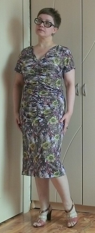 Платье со сборками от cholga