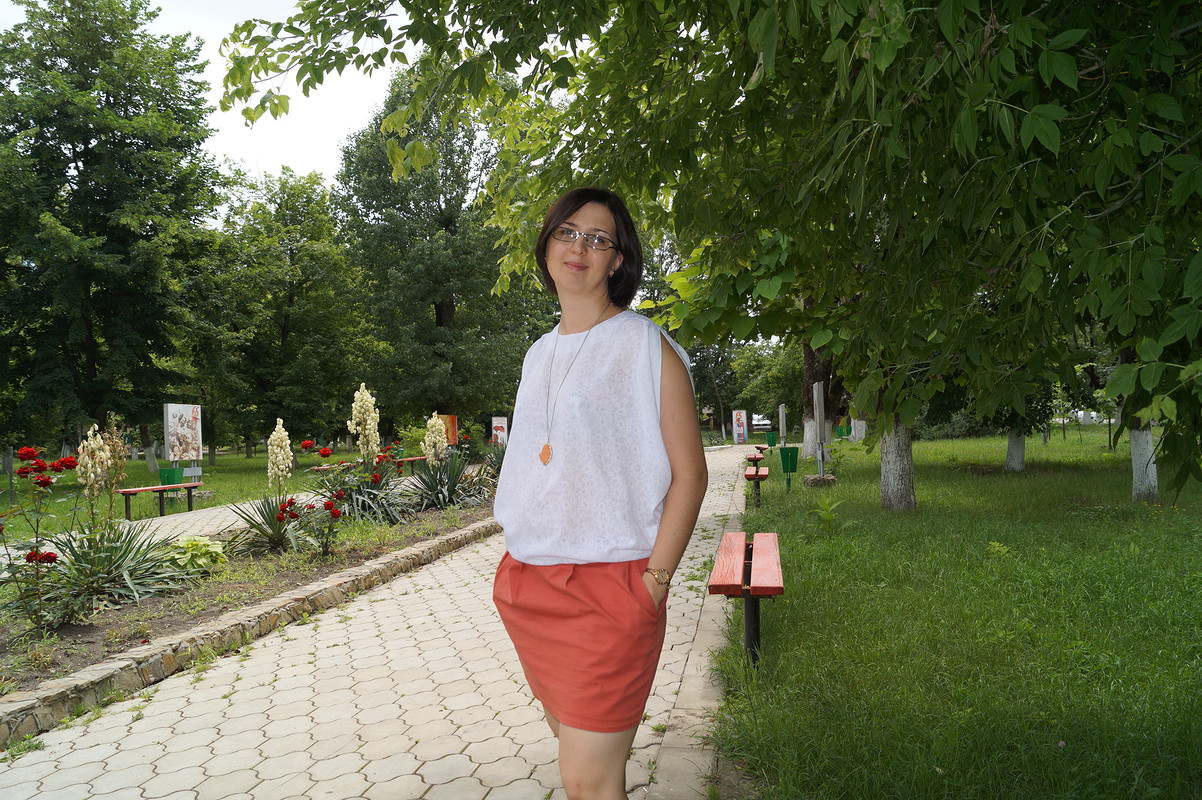 Белая блузка от Татьяна Титаренко