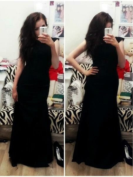 Черное платье от chigarkova