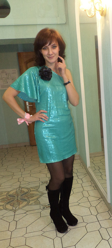 Платье за 4 часа с рукавом крылышком от Ирина Анатольена