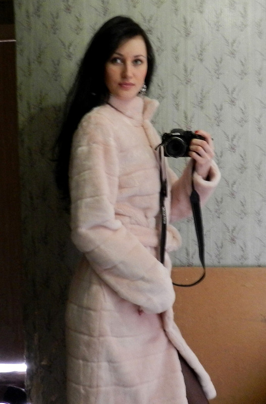 Розовая шубка от Ирина Анатольена