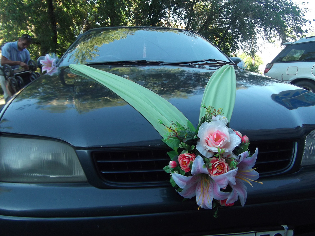 Свадебное украшение автомобилей в Хабаровске
