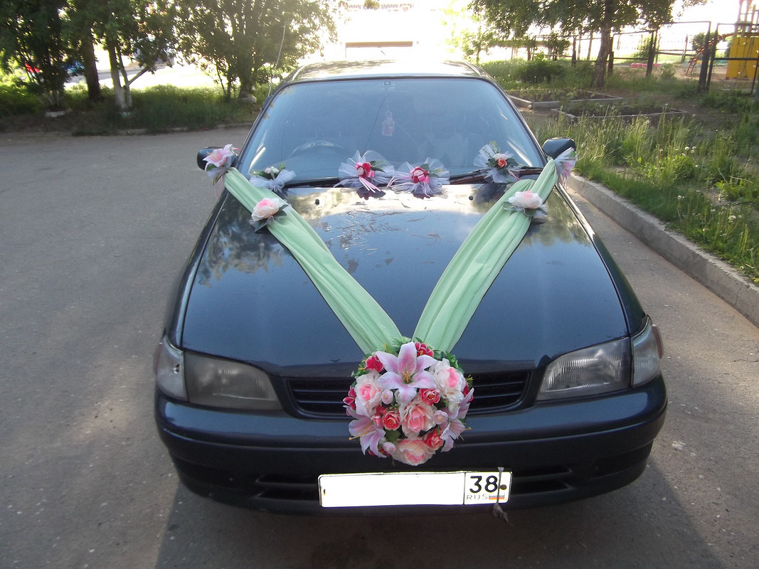 Оформление машин на свадьбу от Ирина Анатольена