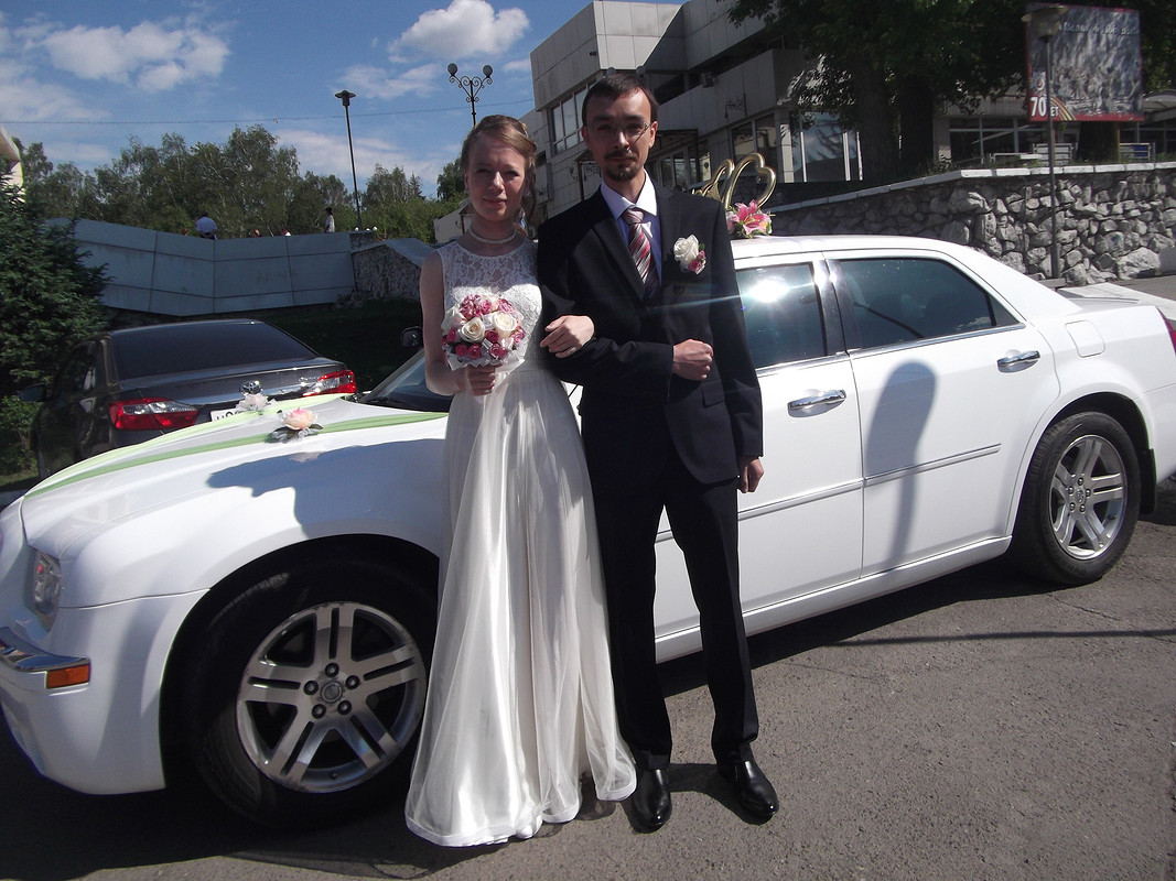 Украшение свадебных автомобилей в Томске