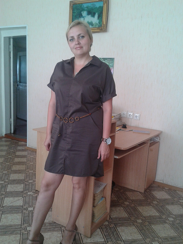 Платье-рубашка от Elena Borovskix