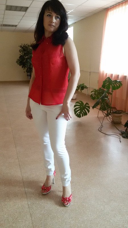 Белые джинсы от Irina Alexeeva