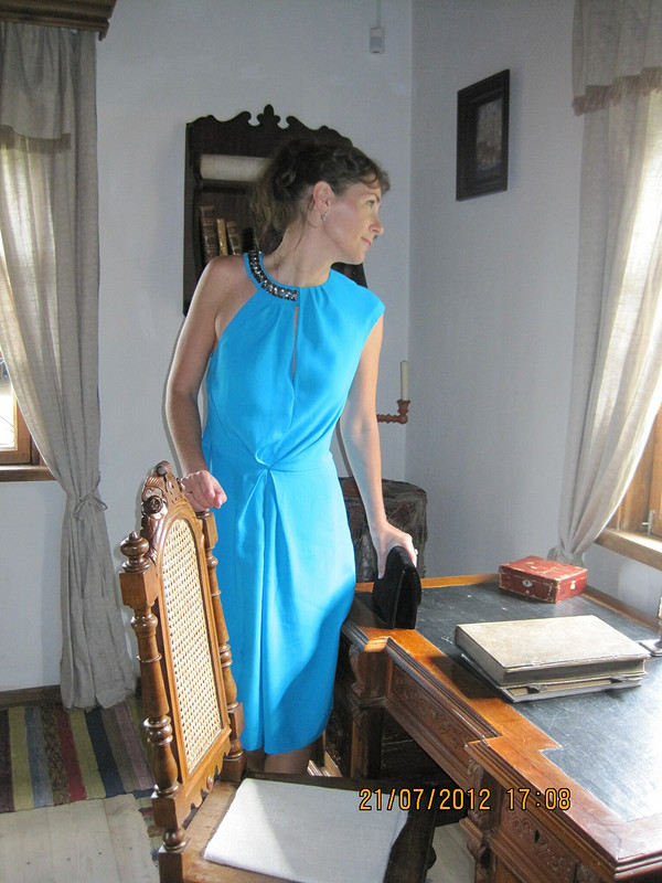 Бирюзовое платье от Чудачка Ирэн