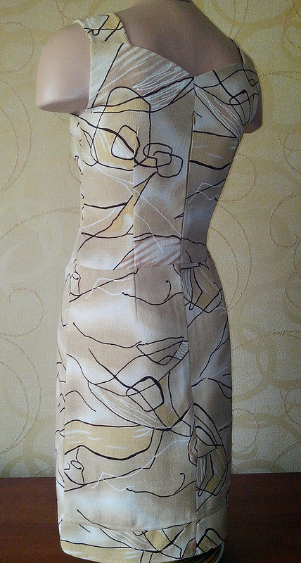 Песочное платье от kukolka