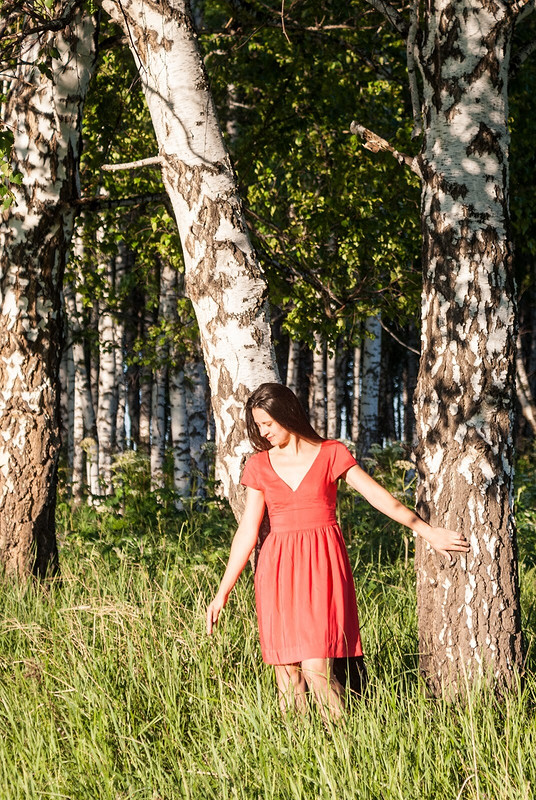Красное платье от Ann_Tsareva