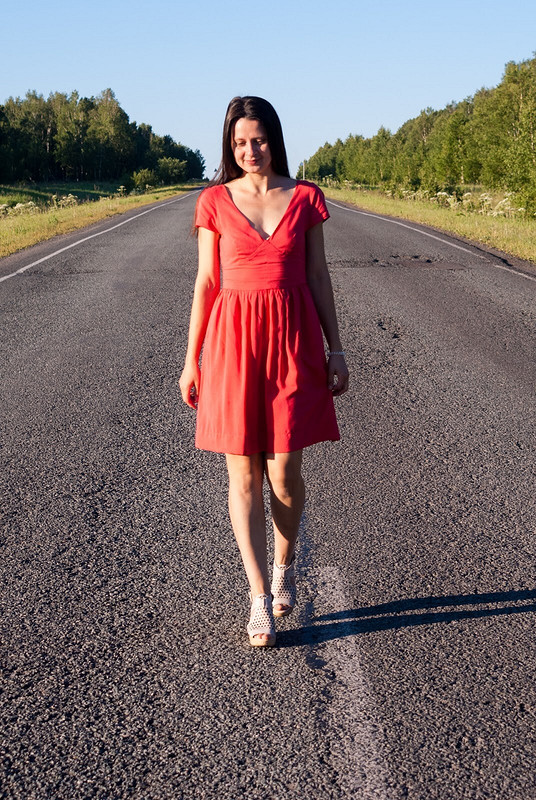 Красное платье от Ann_Tsareva