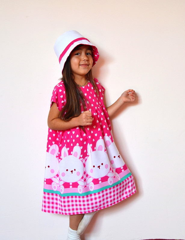Шляпка и платье для доченьки от Lizanika