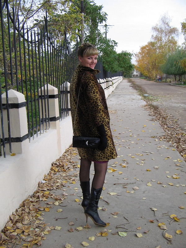 Леопардовое пальто от ElenaNikolaevnaluk