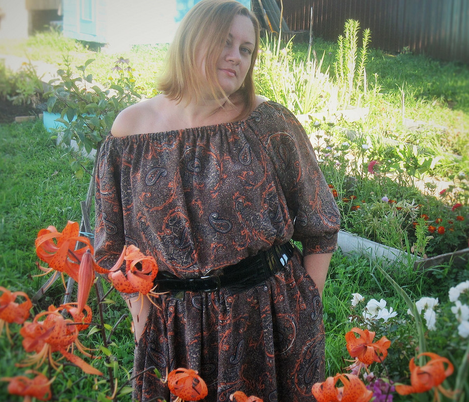 Платье «Крестьянка» от Долина Ирина
