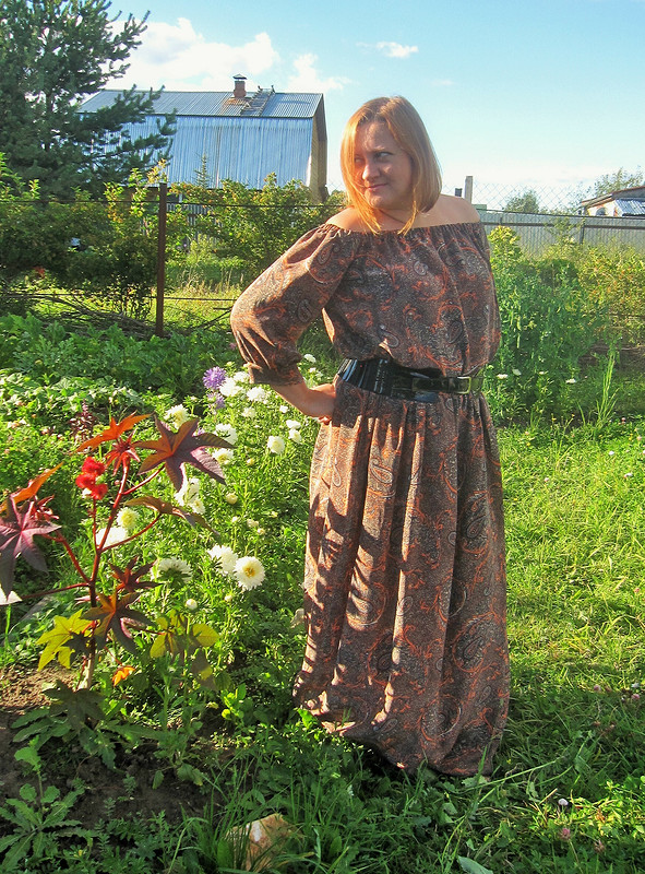 Платье «Крестьянка» от Долина Ирина