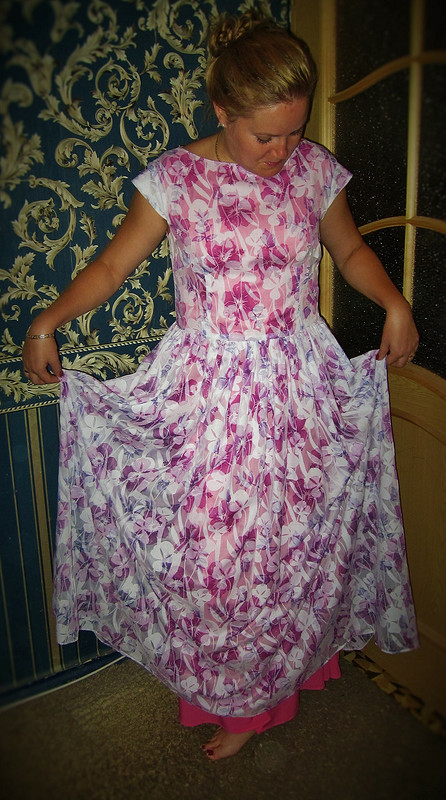 Цветочное платье от Долина Ирина