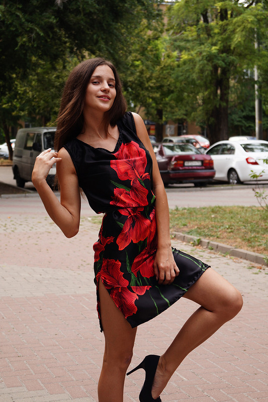 Платье с ирисами. от artlentochka