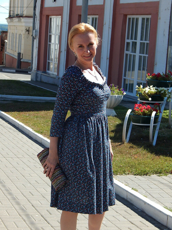 Платье из ситца от Юлия Прокофьева