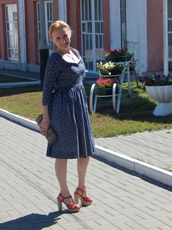 Платье из ситца от Юлия Прокофьева
