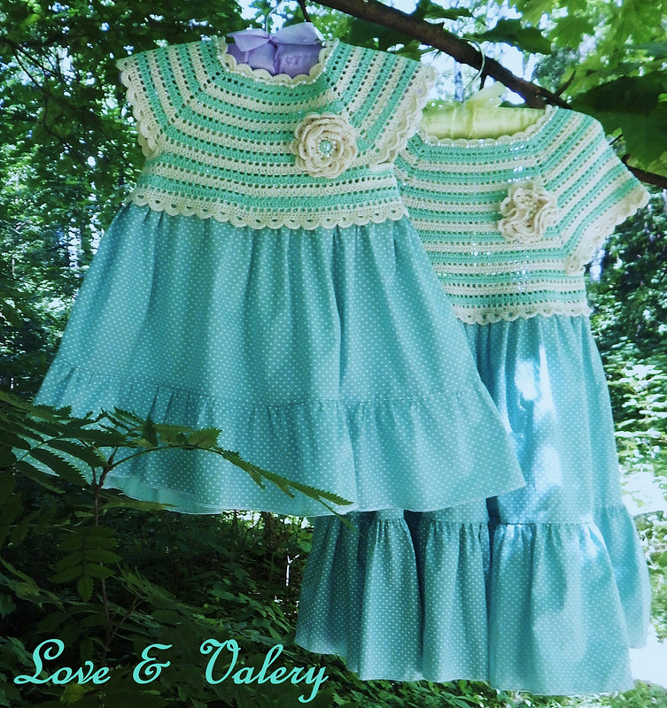 Комбинированное платье «Вдохновение прованса» от Love_and_Valery