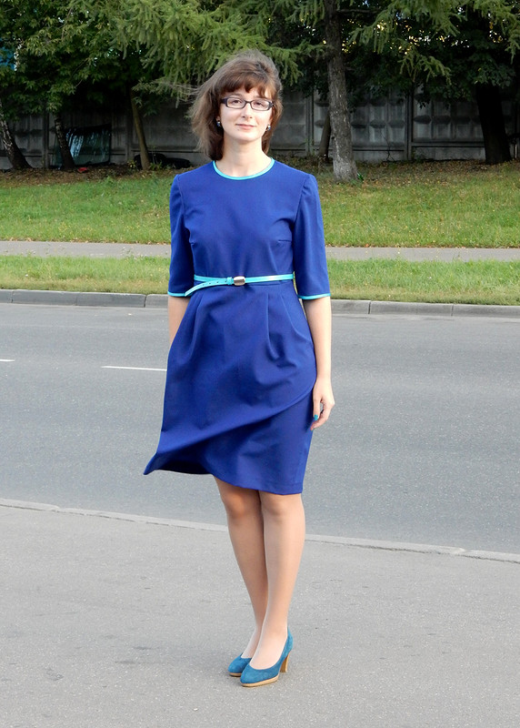 Синее платье от Светлана Солнце