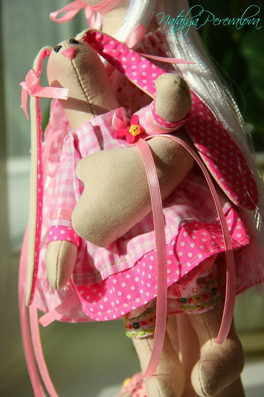 Куколка Зифирка с милым зайкой от Наталья Перевалова
